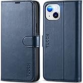 TUCCH Case for iPhone 14 Plus Case Wallet 6.7", [TPU Shockproof Inner Shell], PU Leather [RFID Blocking] 4 Card Holder Magnetic Stand Protective Cover Compatible with iPhone 14 Plus 2022, Dark Blue