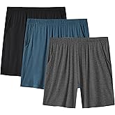 JINSHI Womens Pajama Shorts Soft Comfortable Lightweight Elastic Drawstring Modal Pajama Bottoms Lounge Shorts with Pockets