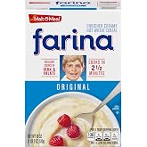 Malt-O-Meal Farina Original Breakfast Cereal, Quick Cooking, 18 oz Box | Creamy Porridge With A Good Source Of Iron And Folate, Offering A Warm Smooth Texture, Ready In Minutes