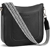 BOSTANTEN Crossbody Bags for Women Trendy Vegan Leather Guitar Strap Purse for Spring Travel