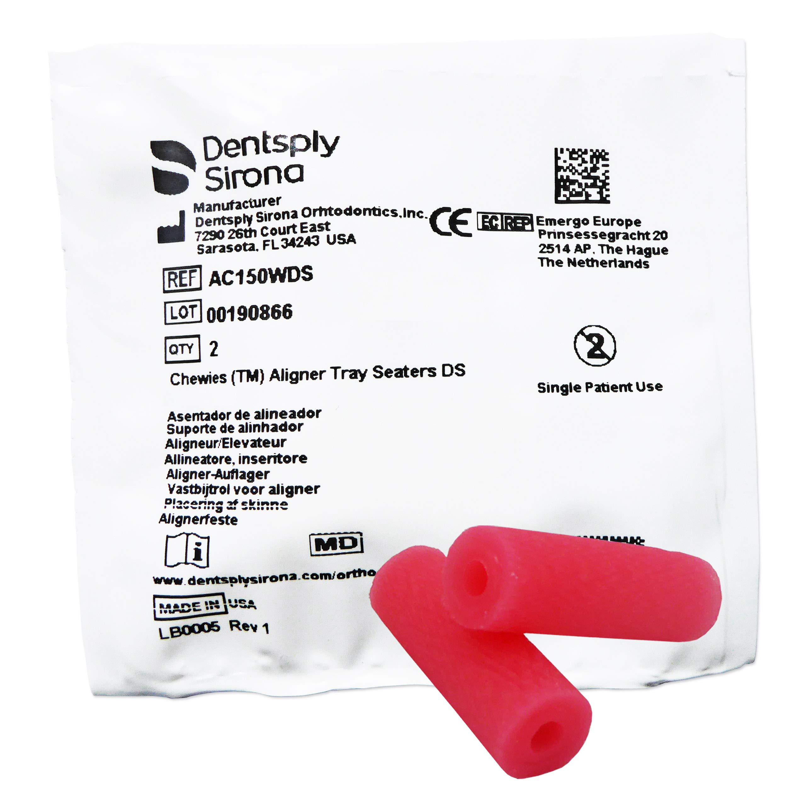 Aligner Chewies 2's - Pink/Bubblegum