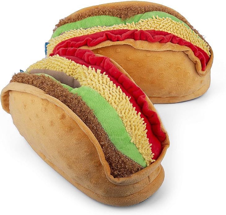 Coddies Taco Slippers Unisex Funny Slippers, Novelty Comfortable Pantuflas, Men