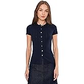 Madewell Womens Lilla Short Sleeve Cardigan