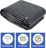 ASAB Tarpaulin 3m x 5m / 10ft x 16.4ft 140GSM Waterproof Tear Resistant Heavy view 4