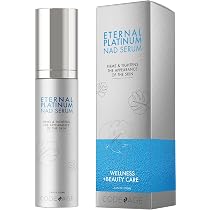 Amazon.com: Eternal Platinum NAD 精華液,白藜蘆醇,煙酰胺,膠原蛋白 ...