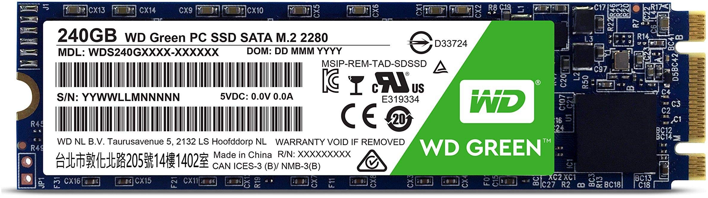 Western Digital 240 GB M.2 SSD - Green