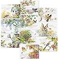 Current Nature's Serenade Religious Thinking of You Friendship Greeting Card Set - Value Pack of 20 Cards With White Envelopes for Friends & Family, 10 Designs, Large 5" x 7" Assortment