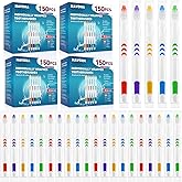 Navona 600 PCS Premium Toothbrushes Bulk, Individually Wrapped Toothbrushes, Disposable Toothbrush, Medium Soft Bristle Bulk Toothbrushe for Travel Hotel Donation, Ergonomics Handle