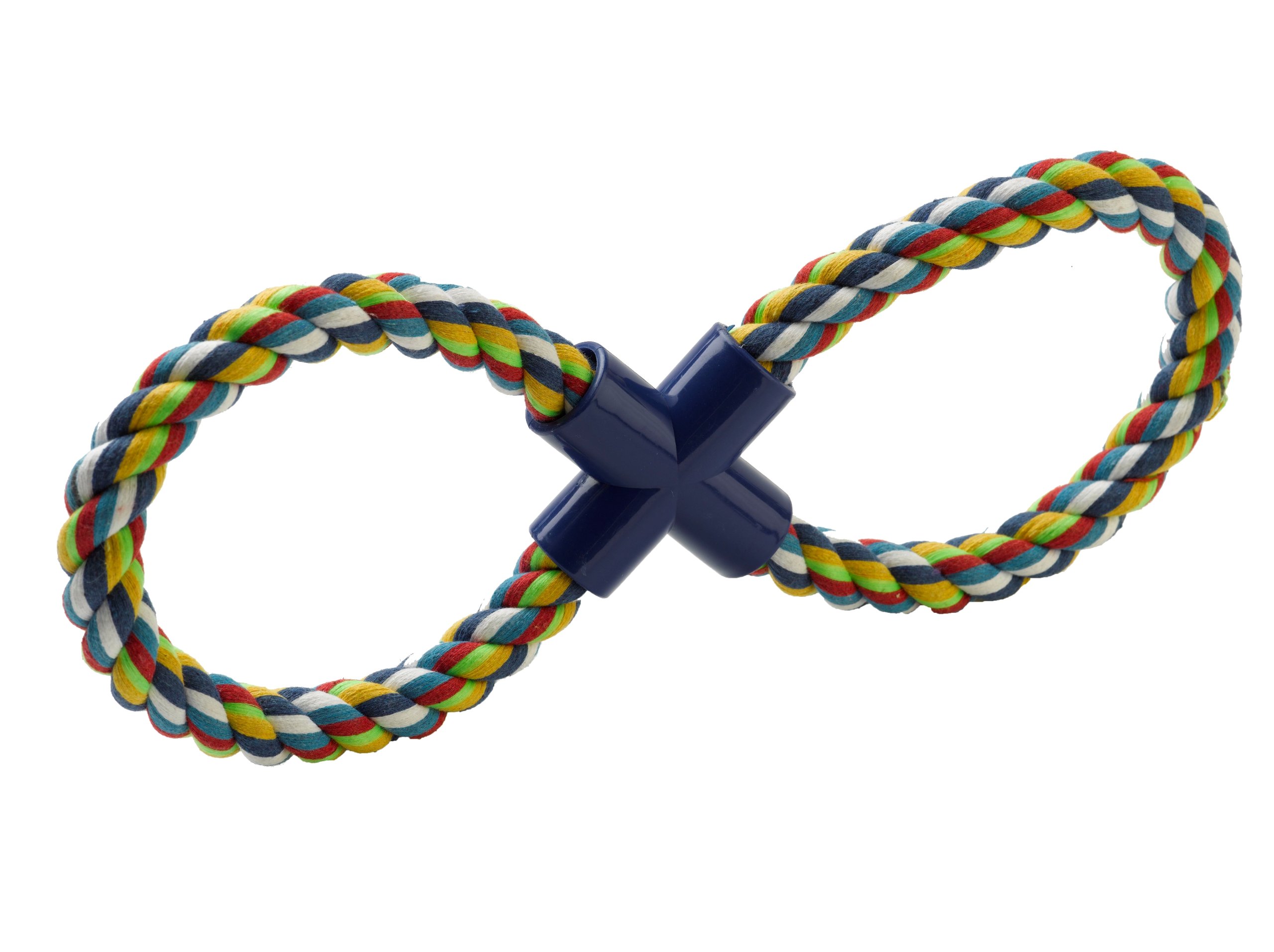PJ Pet Products Figure of 8 Rope Toy, 30 cm (Pack of 3)
