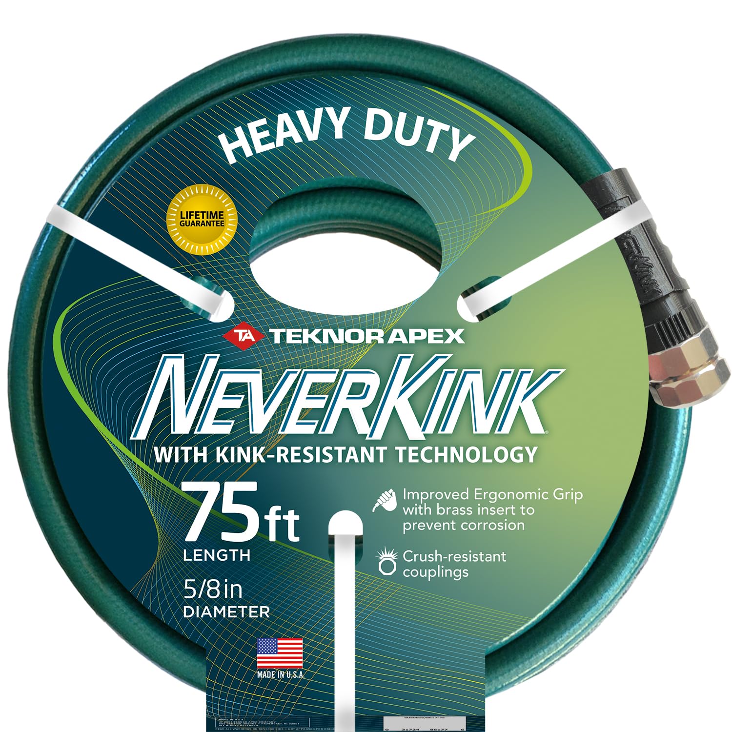 Photo 1 of Neverkink 5/8" x 75' Heavy Duty Durable Kink Free Garden Hose