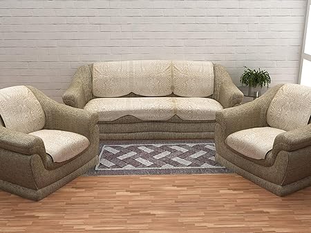 Cloth Fusion Italian Velvet 10 Pcs Sofa Covers Set of 5 Seater Sofa- Skin