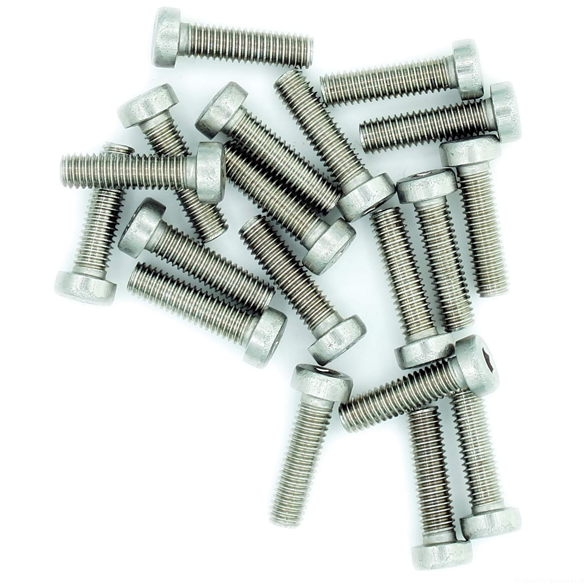 M5 (5mm x 20mm) Hex Socket Cap Screw (Bolt) (Low Head) - Stainless Steel (A2) (Pack of 20)