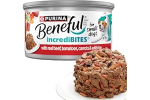 Purina Beneful Small Breed Wet Dog Food in Gravy, IncrediBites With Real Beef - (Pack of 12) 3 oz. Cans