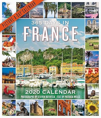 Amazon Com Calendario De Pared De 365 Dias En Francia