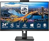 Philips 242B1H 24" FHD IPS Monitor 75Hz 4ms Webcam Speakers USB Hub Height view 2