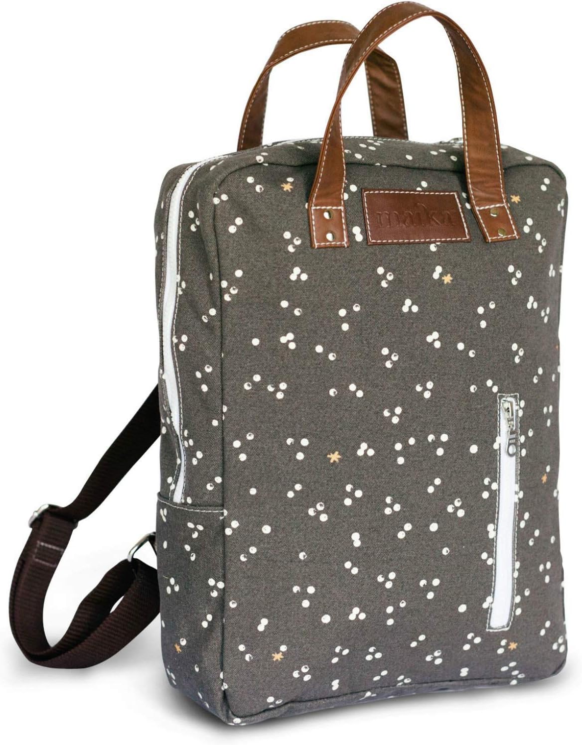 maikaMAIKA Recycled Canvas Zippered Backpack