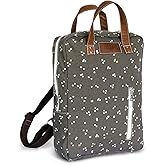 MAIKA Recycled Canvas Zippered Backpack, Nochi, Grey