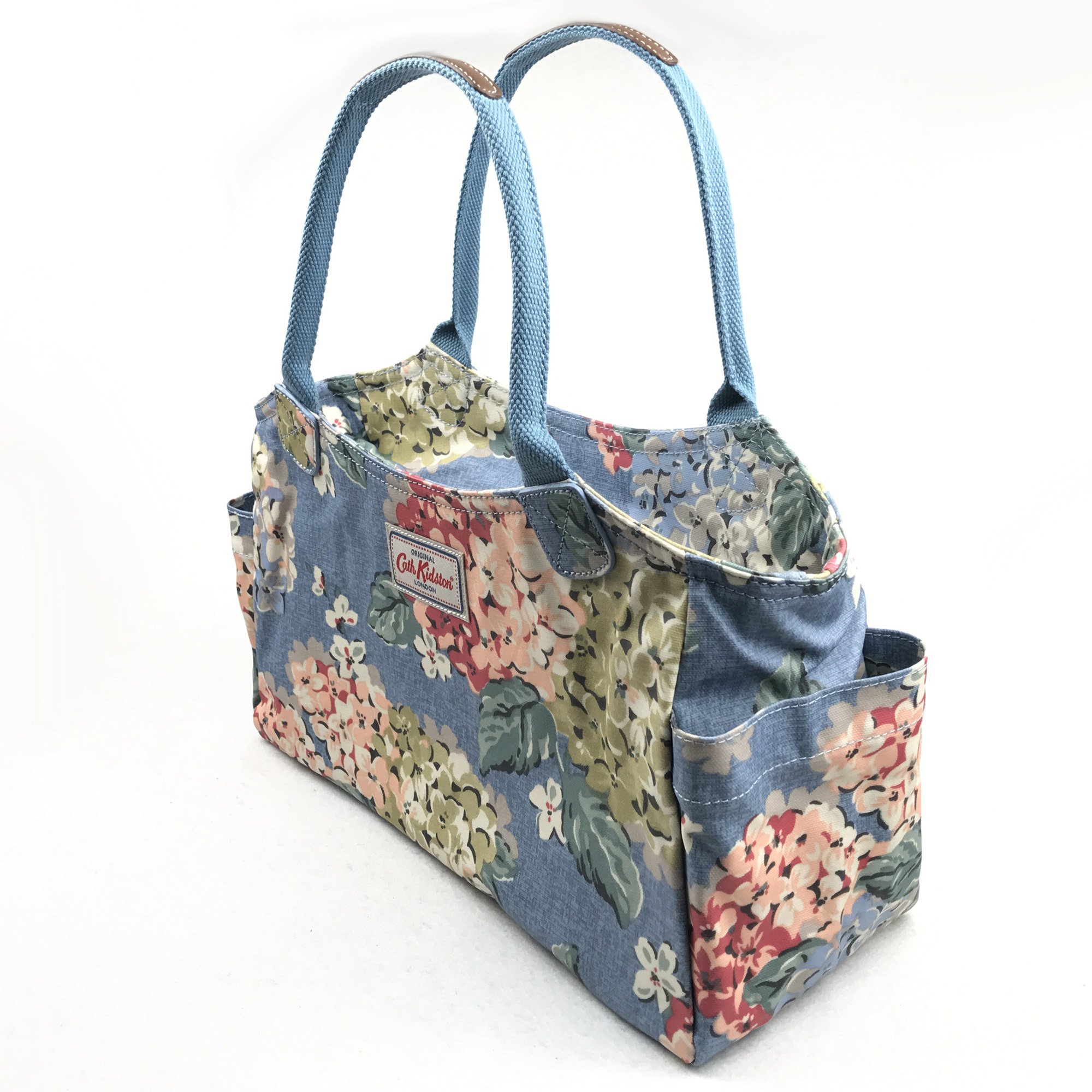 Cath Kidston Matt Oilcloth Day Bag Handbag Hydrangea Colour Blue 16AW