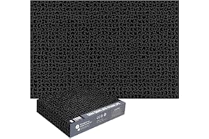 CHENGQISM 1000 Pieces Puzzles for Adults Black Puzzle All Black Jigsaw Puzzles 1000 Pieces Hell Difficulty Jigsaw Puzzles 1000 Pieces for Adults Puzzle 1000 Pieces Puzzles for Adults 1000 Piece