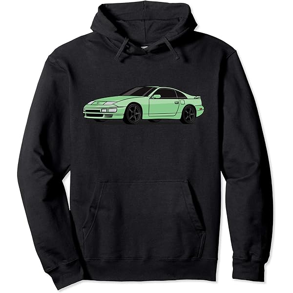 Amazon.com: Fairlady Z 300zx Z32 Minty Graphic Zip Hoodie