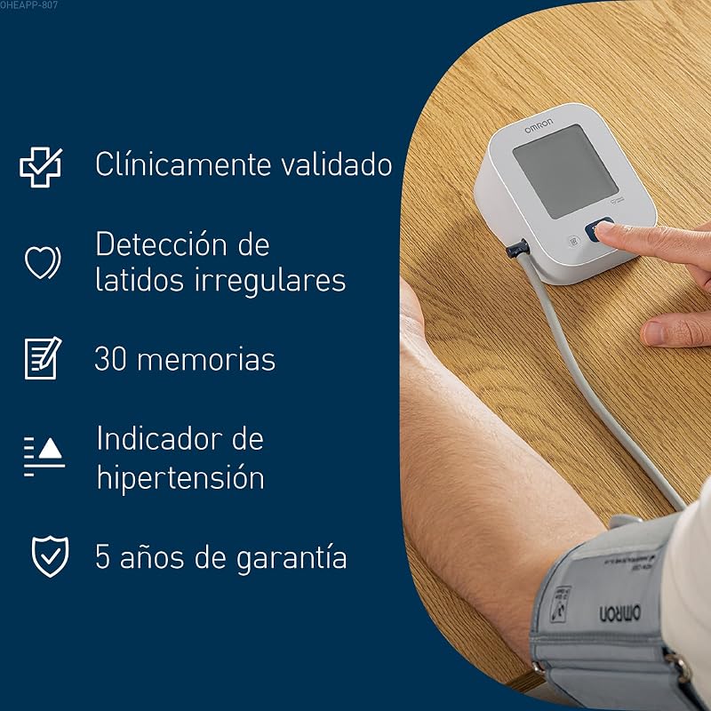 X2 Essential Tensiómetro de brazo digital Validado clínicamente
