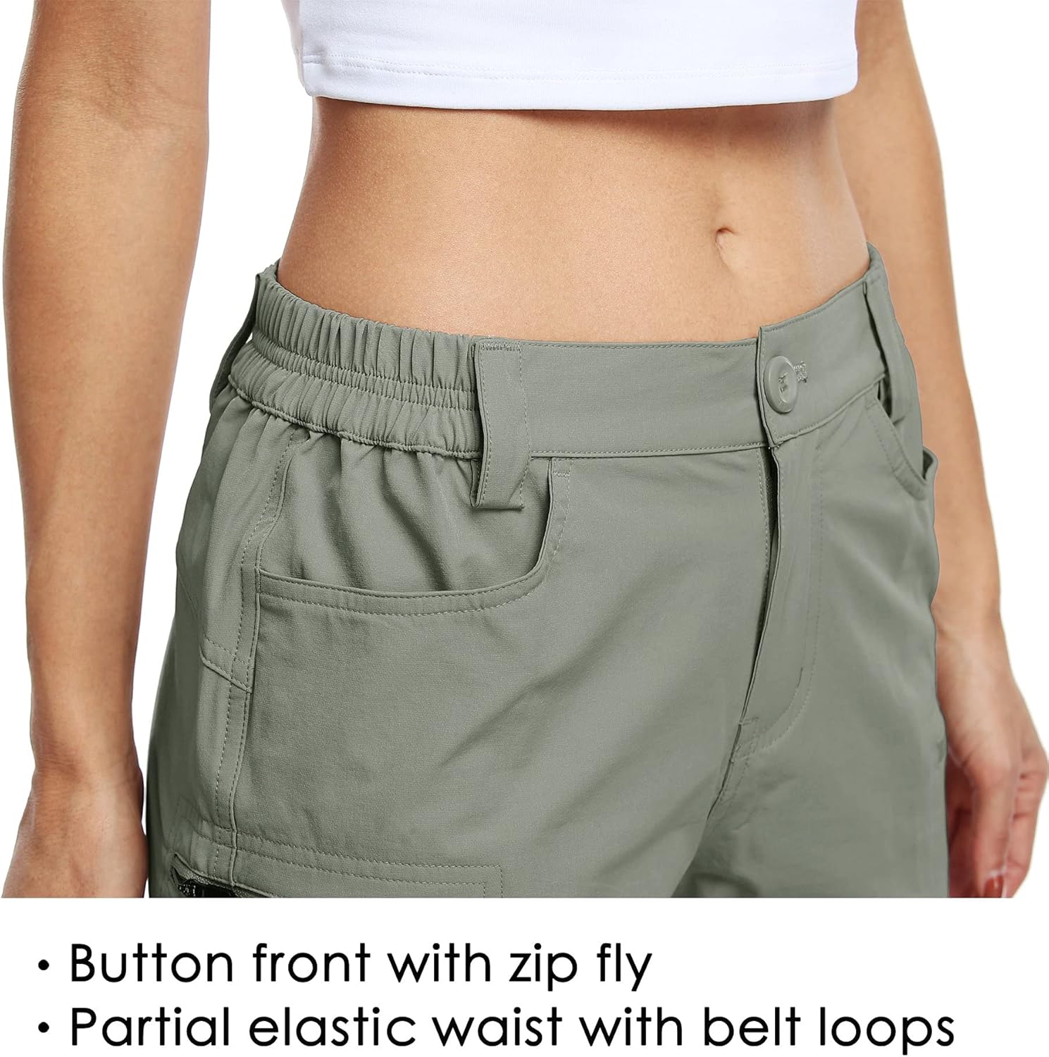 Willit Women's Hiking Cargo Shorts Stretch Golf Active Shorts Water Resistant Outdoor Summer Shorts with Pockets 5" : Sports & Outdoors