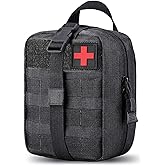 IFAK Molle Pouch First Aid Pouches Empty Tactical Rip-Away EMT Medical Pouch, Trauma and Rescue Accessories Bag Made of Milit