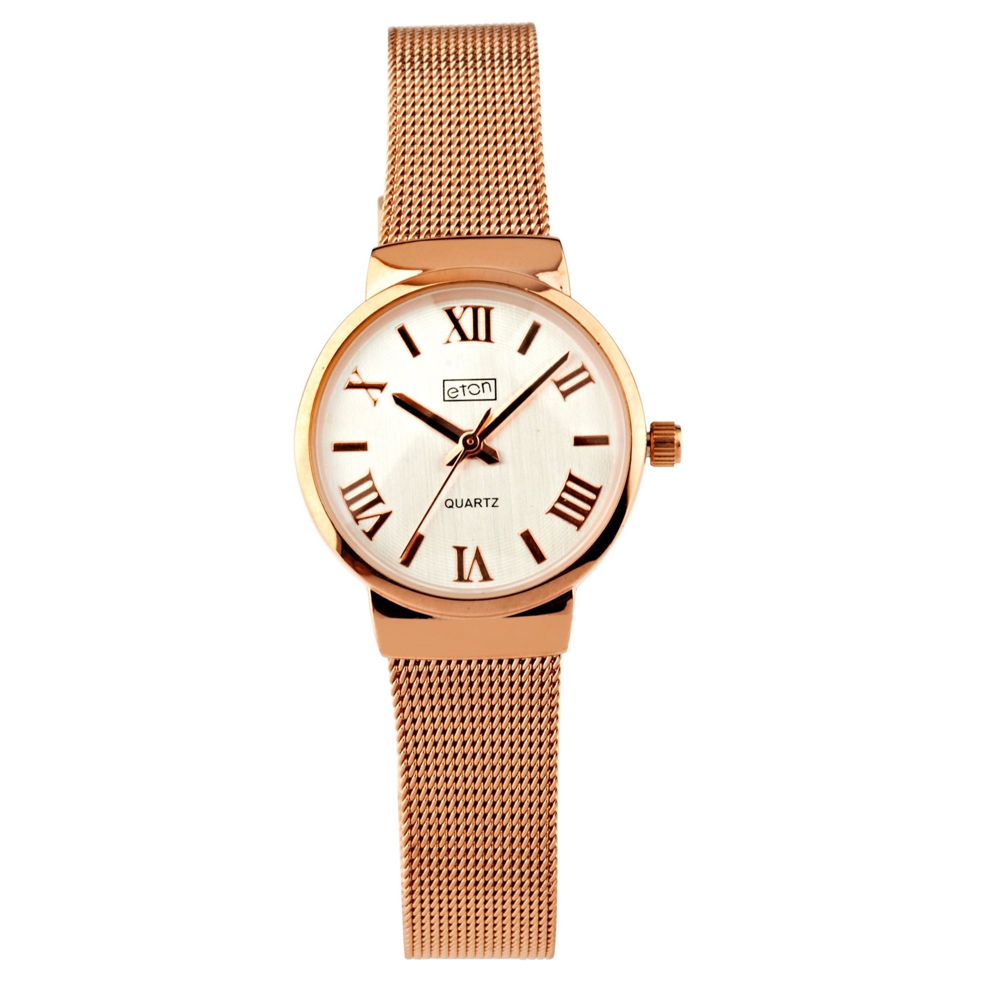 Eton Ladies Fashion Watch, Mesh Bracelet, Rose Gold Finish - 3240L-RG
