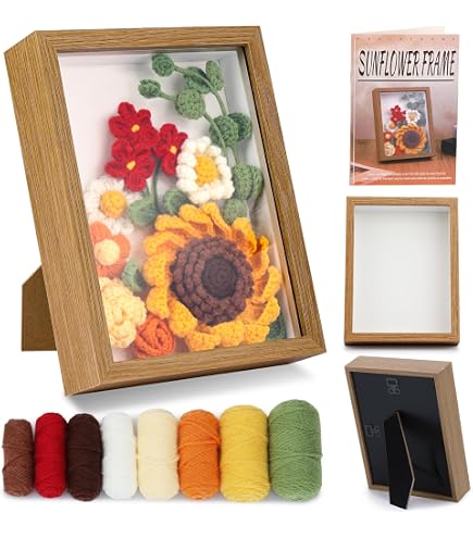 thumbnail image 2 of Noocro Crochet Kit For Beginners, Starter Kit Afghan Crochet, Flower, Flower Bouquet 2 of 14