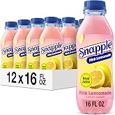 Snapple Pink Lemonade, 16 fl oz recycled plastic bottle, Pack of 12