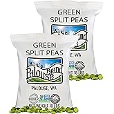 Palouse Brand Certified Glyphosate Residue Free Green Split Peas | 36 lbs | Family Farmed in Washington State | 100% Desiccan