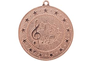 Express Medals Various 10 Pack Styles of Music Award Medals with Neck Ribbons Trophy Award Prize Gift
