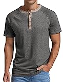 Sailwind Mens Henley Short Sleeve T-Shirt Cotton