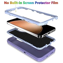 MXX Case Compatible with Galaxy S24, 3-Layer Super
