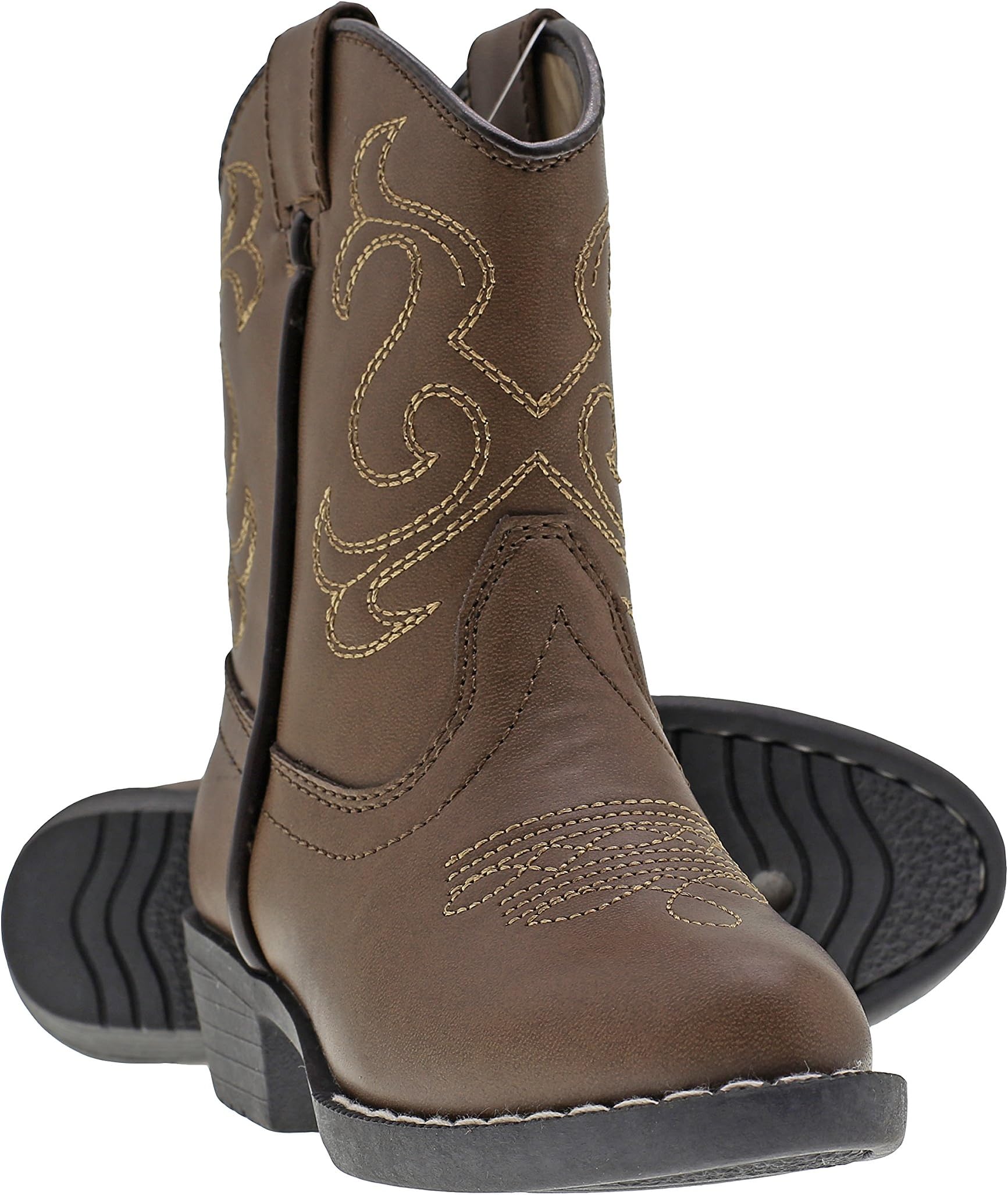 Canyon TrailsPremium Kids Cowboy Boots - Comfort Fit Toddler Cowboy Boots - Boys and Girls Cowboy Boots Durable & Stylish Western Wear for Young Riders