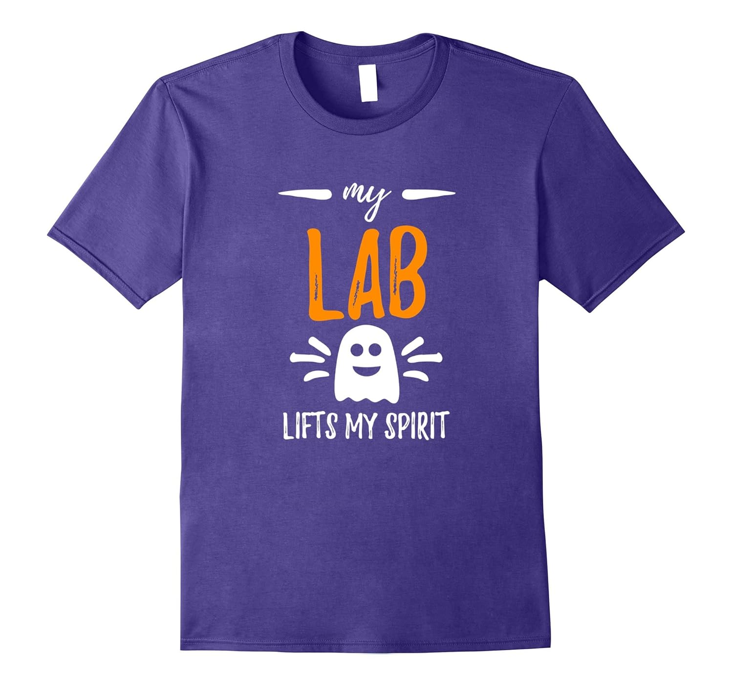 My Lab Lifts My Spirit T-Shirt Labrador Halloween Gift-ANZ