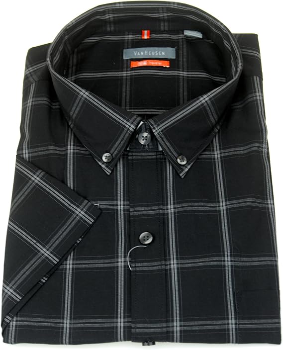 van heusen oxford short sleeve shirt