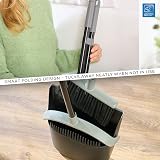 TDBS The Dustpan and Brush Store Long Handled Dustpan and Brush Set Black Grey view 8