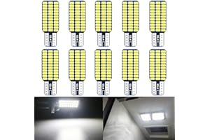 UNXMRFF - Super Bright Natural White T10 921 922 912 LED Bulb for 12V RV Ceiling Dome Light/RV Interior Lighting/Travel Trailer/Camper/Boat (Pack of 10)