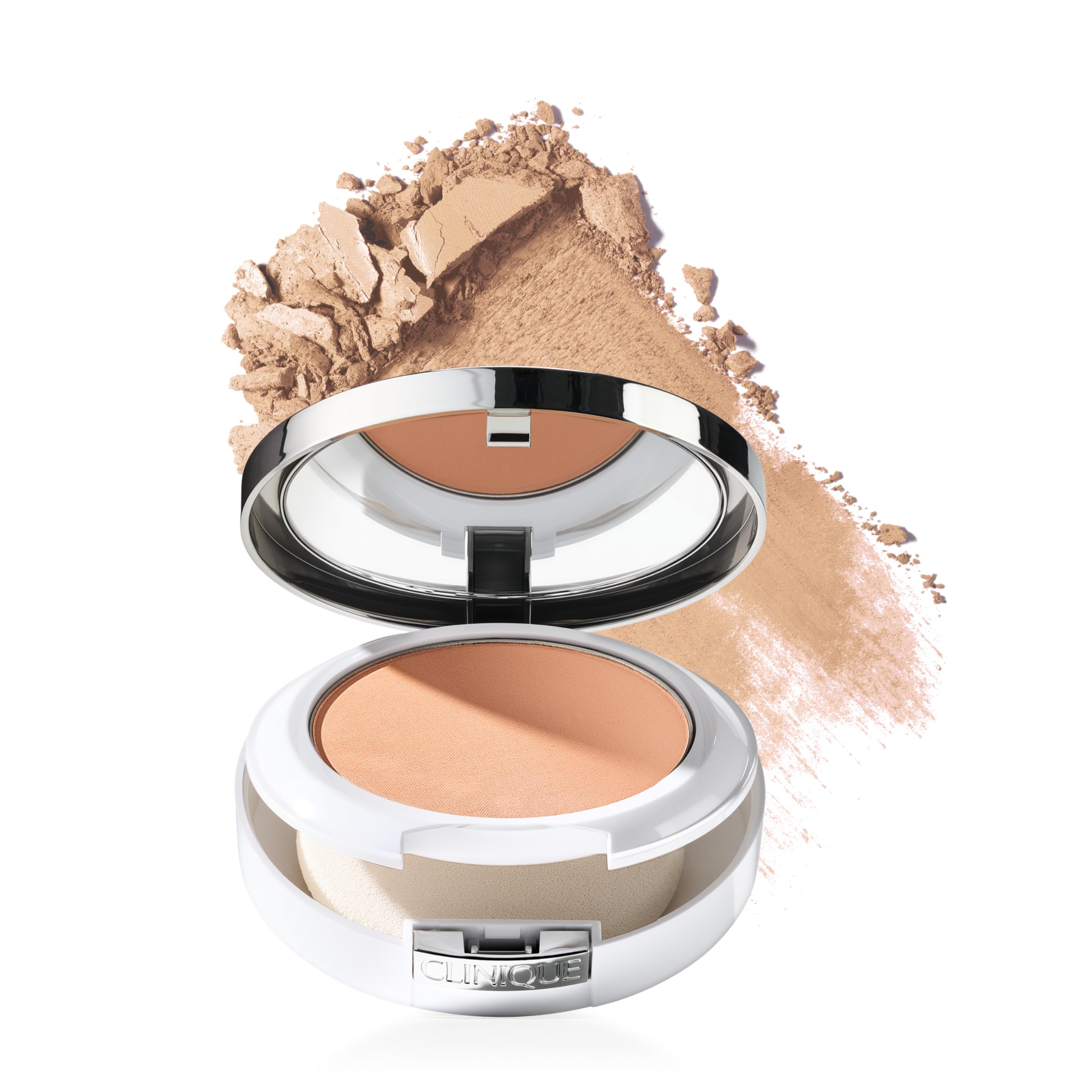 Photo 1 of *MINOR DAMAGE - USED*
Clinique Beyond Perfecting Powder Lightweight Full Coverage Foundation + Concealer For Dry Combination to Oily Skin Types, Cream Whip, 0.51 Ounce