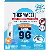 Thermacell Fuel-ZoneGuard Mosquito &amp; Multi-Insect Repellent Refills, 96-Hr | Up To 15-FT Zone; 8x Fuel, 24x Mats; Value Pack; Patio Shield; Fuel Powered; Bug Spray Alternative; Scent Free; DEET-Free