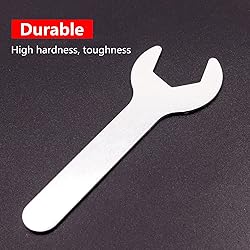 YnGia 12PCS Single Open Ended Wrench Set Silver