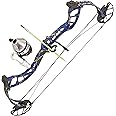 PSE ARCHERY D3 Bowfishing Compound Bow-Kit-Set-Arrow - Right Hand - Blue DK'D - 30-40