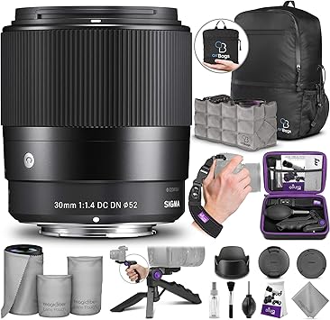 Amazon Com Sigma 30mm F 1 4 Dc Dn Contemporary Lens For Canon Ef