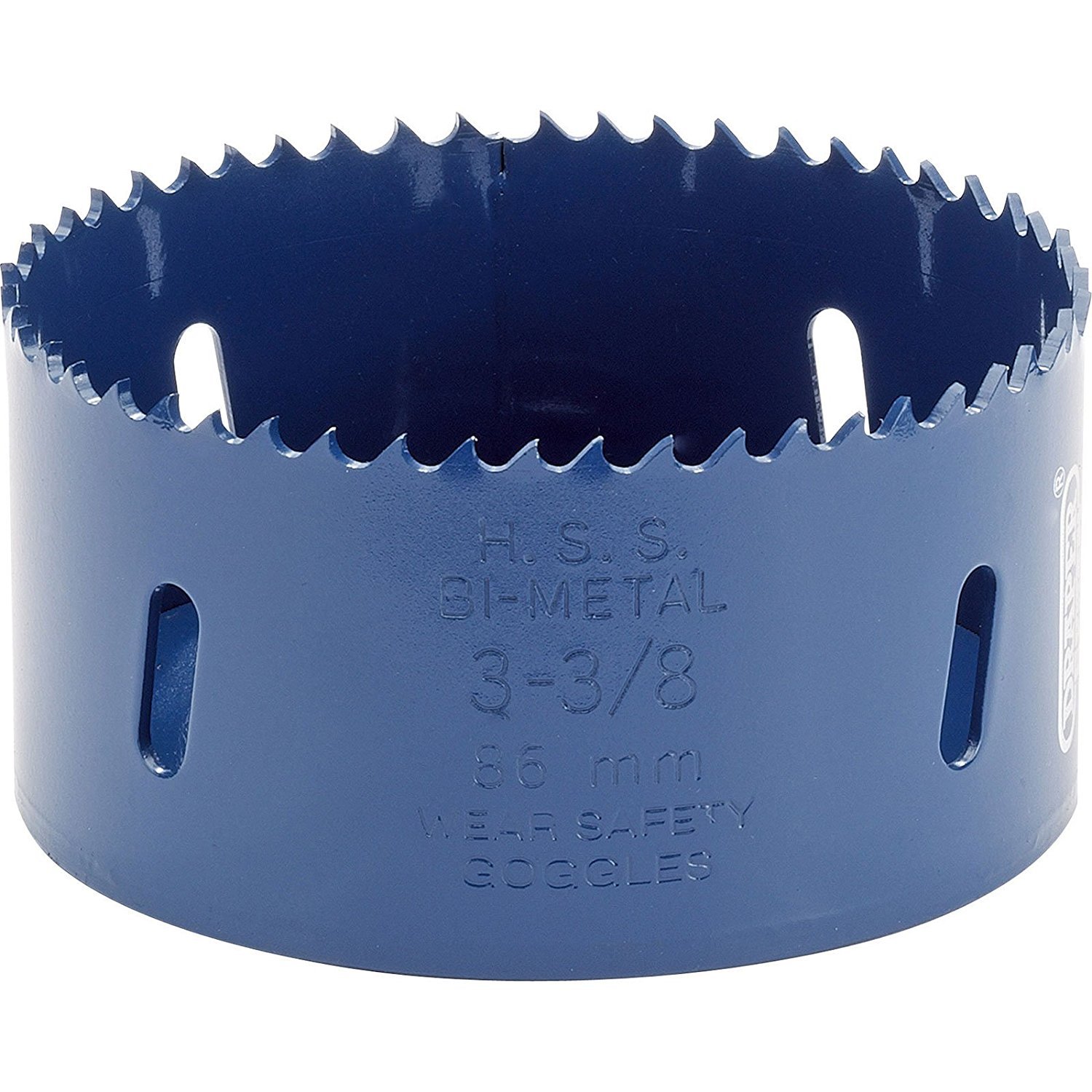 Draper 34769 Expert HSS Bi-Metal Hole Saw Blade, 86mm, Blue