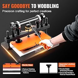 Leather Cutting Machine, 14.2 x 10.2 in Embossing