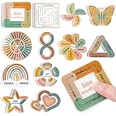 Sensory Strips for Anxiety Calming Stickers, 36Pcs 2 Textured for Mood Calming, Breathing Mindfulness Fidget Sticker for Kids