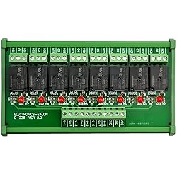 Electronics-Salon DIN Rail Mount 8 SPDT Power Relay