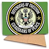 Military Service Appreciation Card for Army Soldier (1 Premium Card, 5X7 Inches, Message Inside) Thank You for Your Service - 521