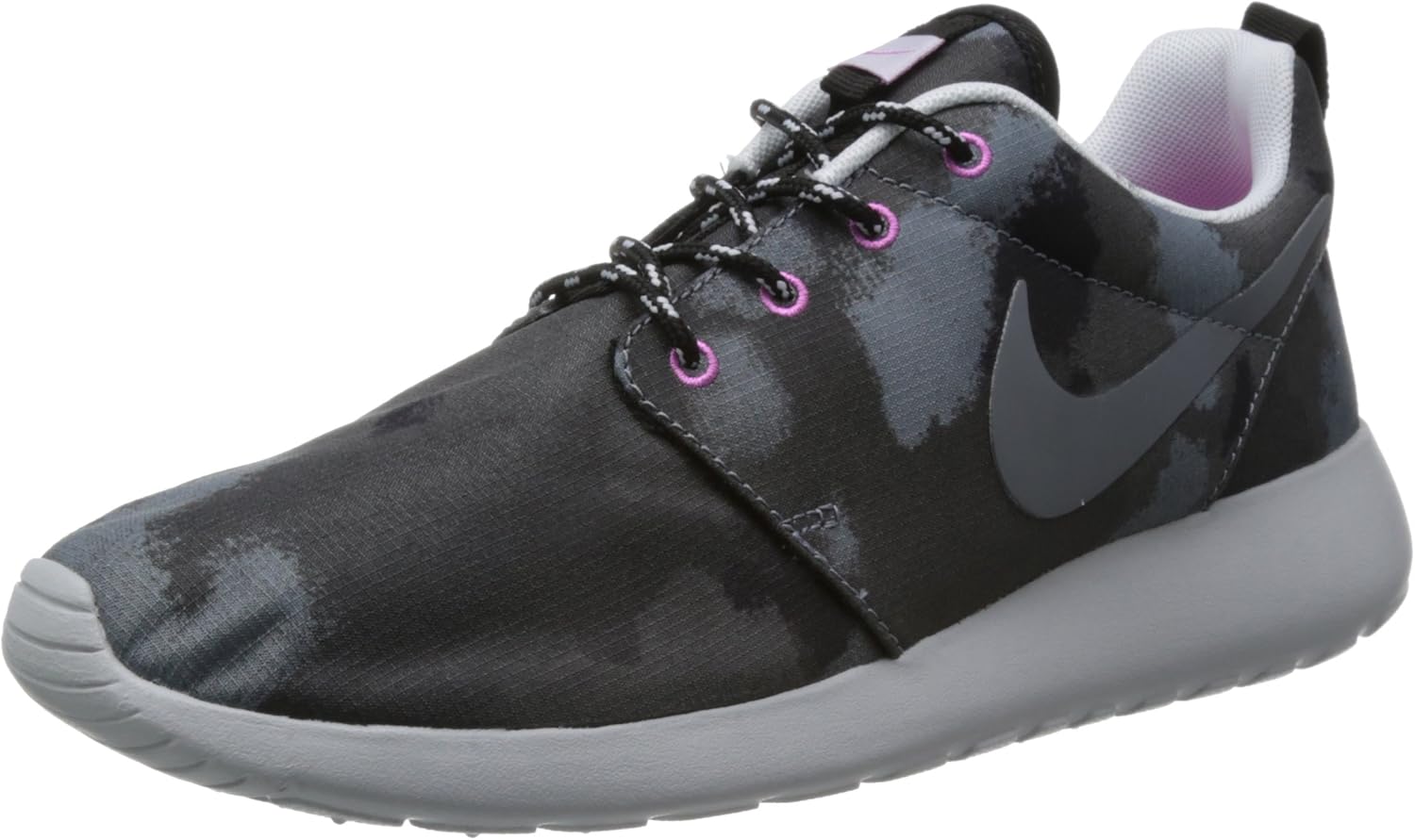 roshe run grey and pink